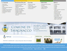 Tablet Screenshot of comune.tavagnacco.ud.it